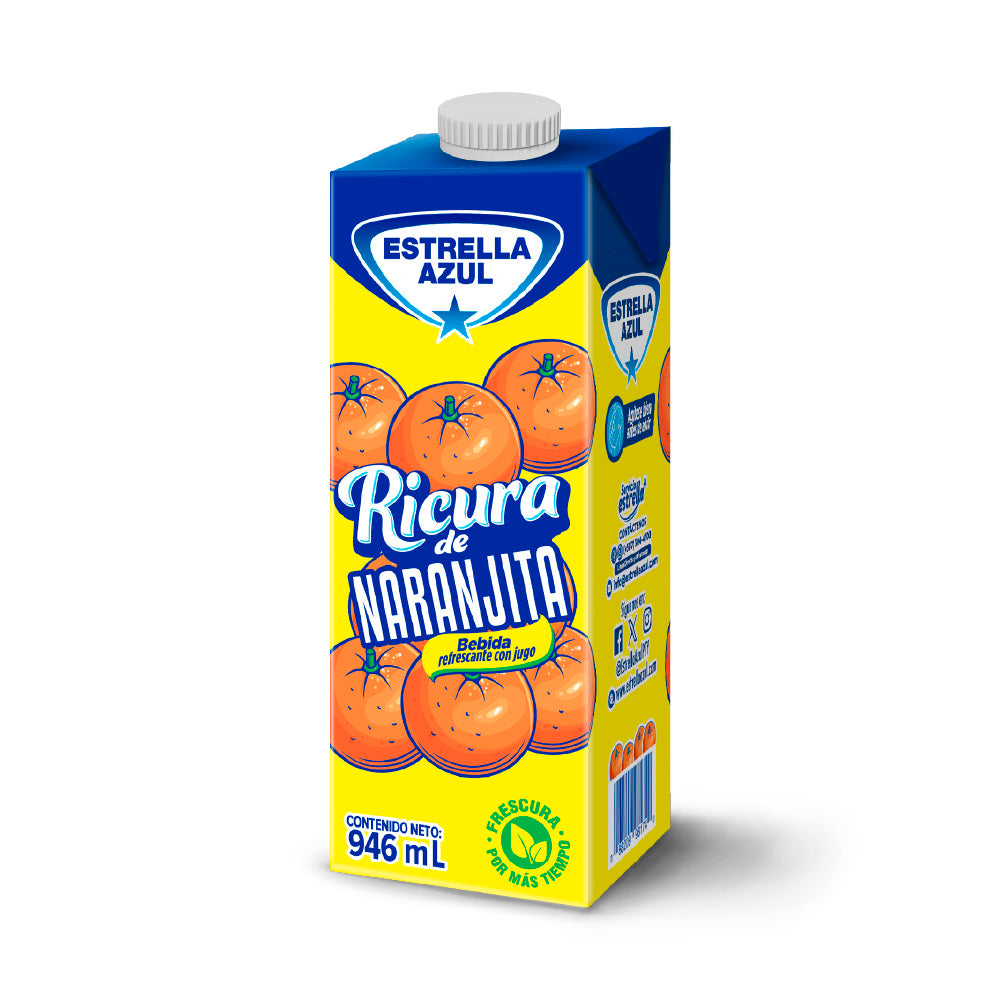 BEBIDA RICURA NARANJITA 946ML