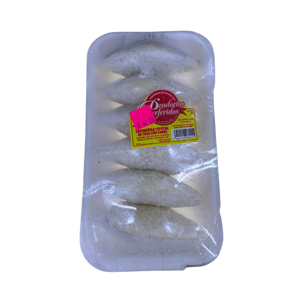 CARIMAÑOLA DE YUCA CON CARNE 6U