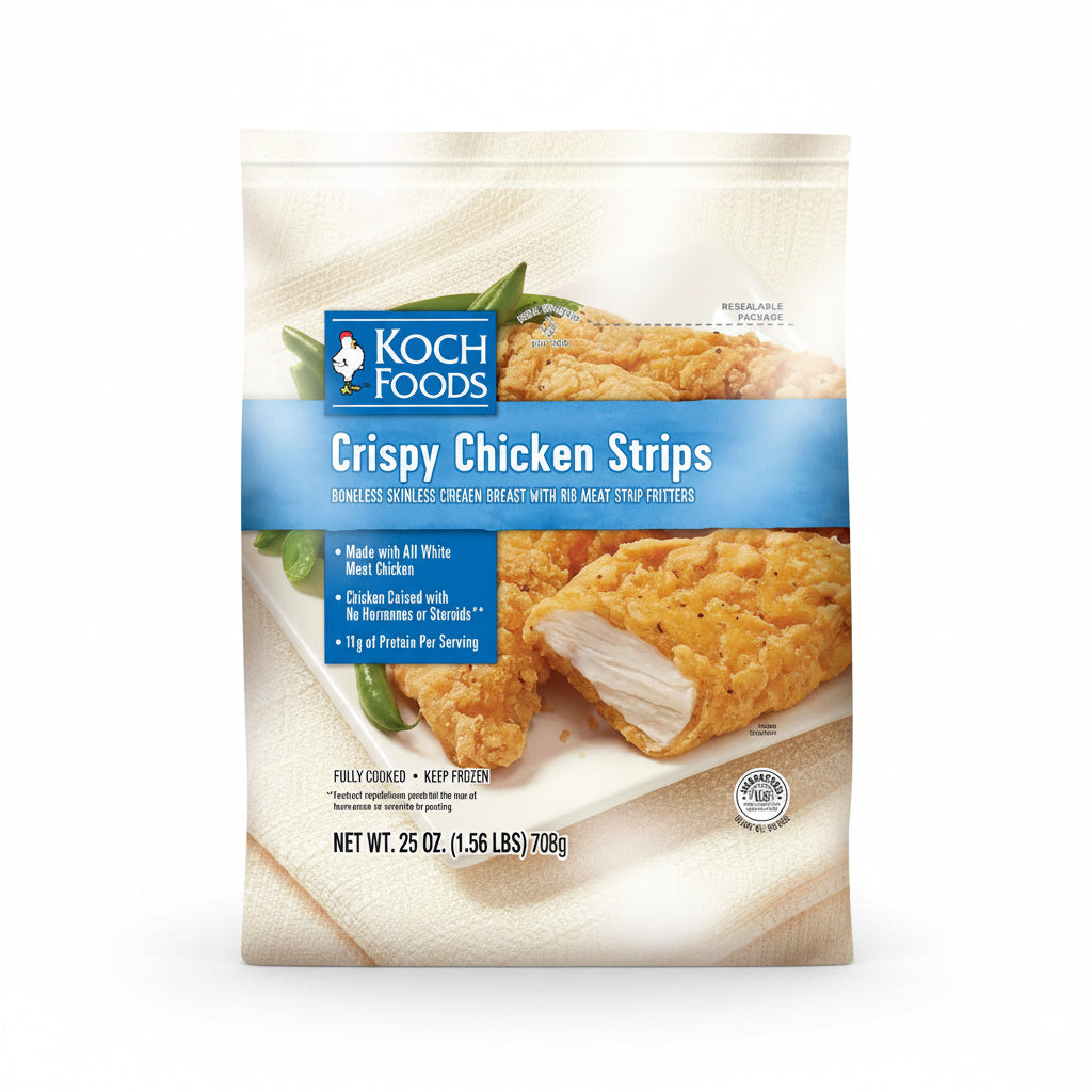 CHICKEN CRISPY STRIPS KOCH FOODS 25OZ