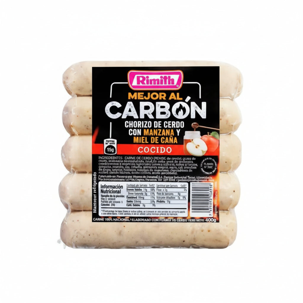CHORIZO COCIDO MANZANA Y MIEL RIMITH 400GR