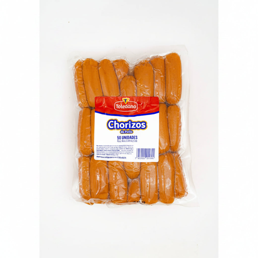 CHORIZO D POLLO CORTOS TOLEDA 5LB 2.27KG