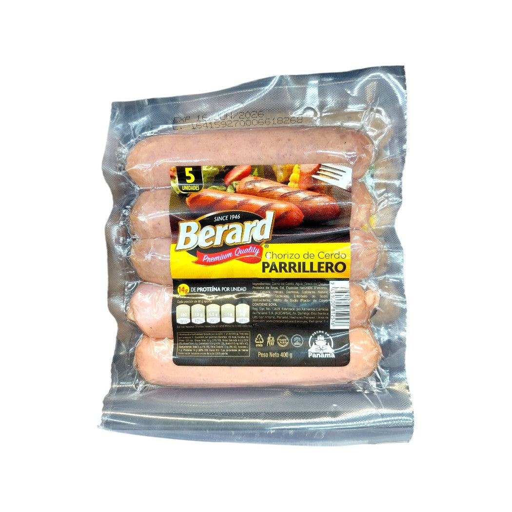 CHORIZO PARRILLERO BERARD 400GR