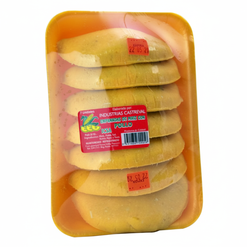 EMPANADA MAIZ CON POLLO CASTREVAL 7U