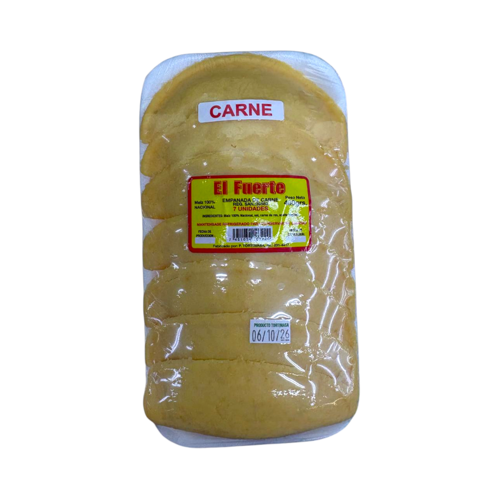 EMPANADA MAIZ CON CARNE EL FUERTE 7U