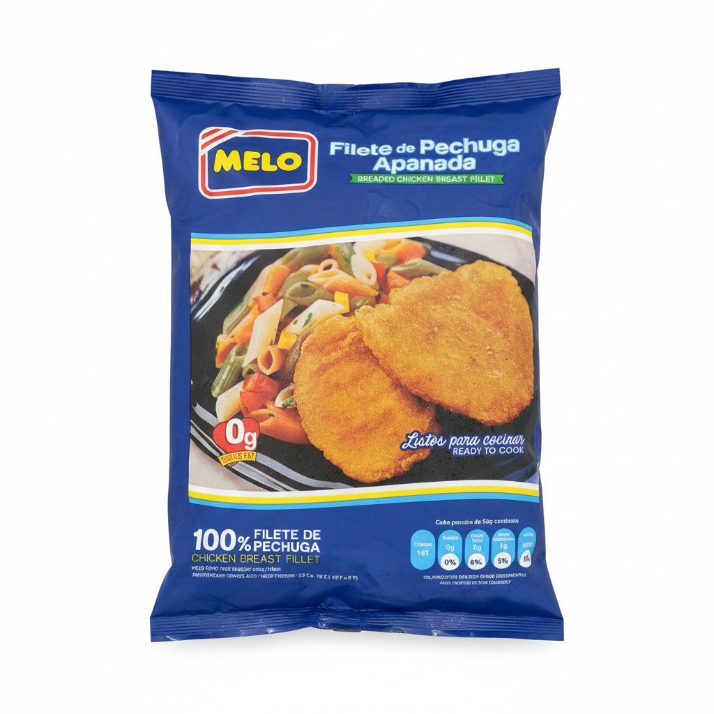 FILETE DE PECHUGA APANADO MELO 454GR