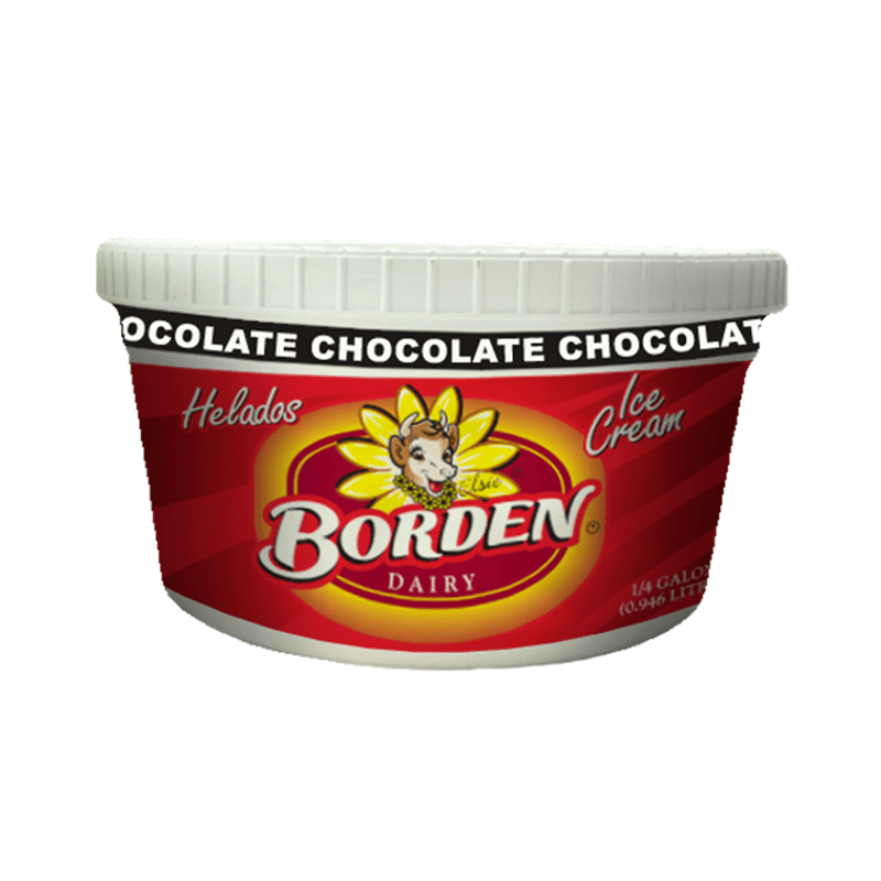 HELADO BORDEN CHOCOLATE 1/4GL