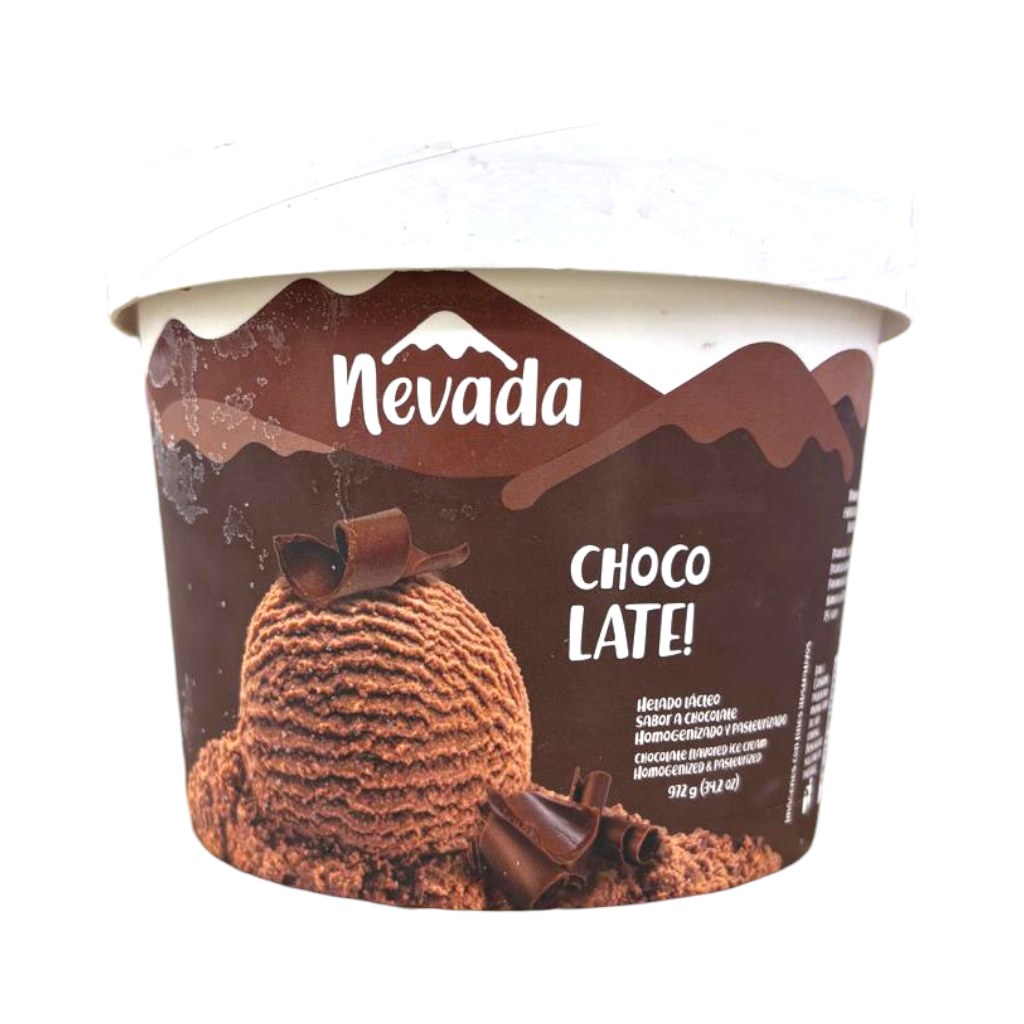 HELADO DE CHOCOLATE NEVADA 1/2GL