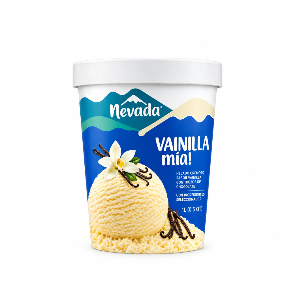 HELADO VAINILLA NEVADA 1/4GL