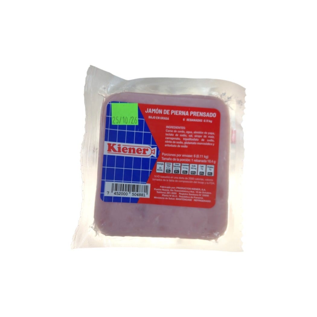 JAMON PRENSADO KIENER 4OZ
