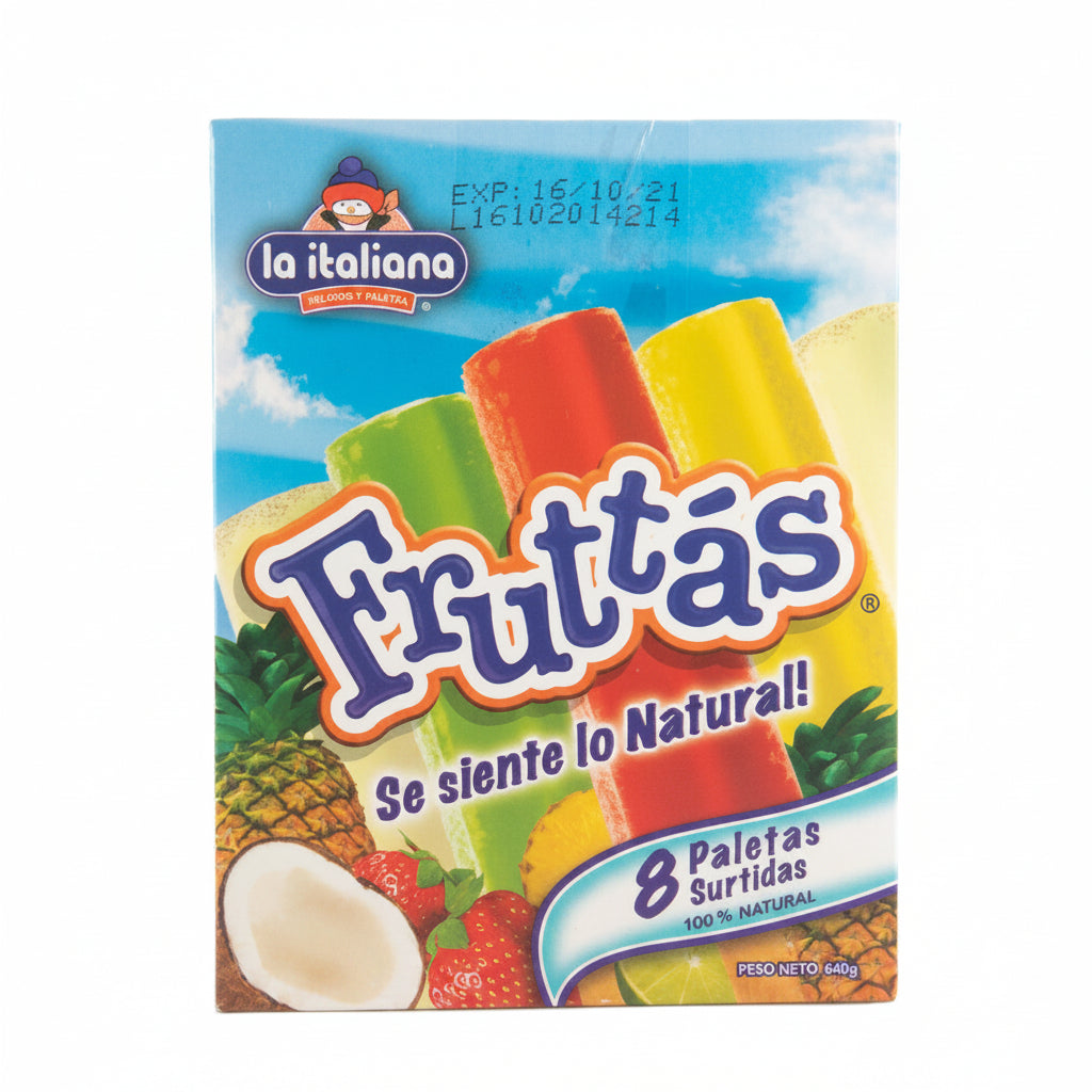 PALETAS SURTIDAS EN CAJA 8U