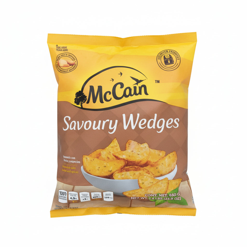 PAPAS FRITAS SAVOURY WEDGES MC CAIN 650GR