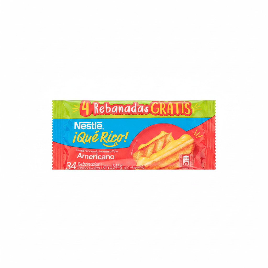 QUESO AMERICANO NESTLE 34REB 16GR