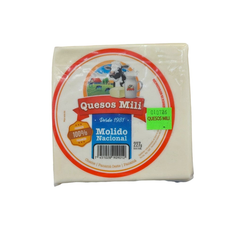 QUESO BLANCO MOLIDO NACIONAL MILI 227GR