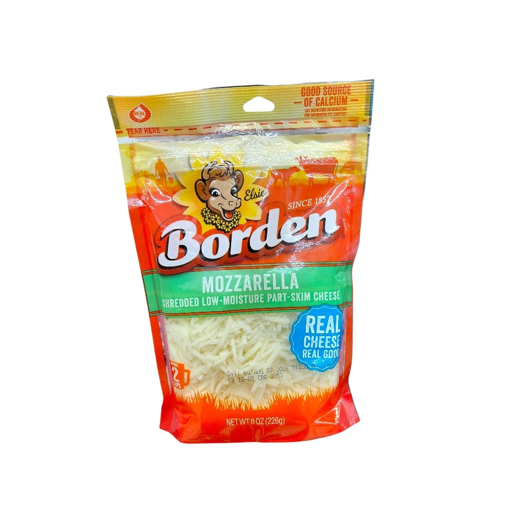 QUESO MOZZARELLA RAYADO 8OZ