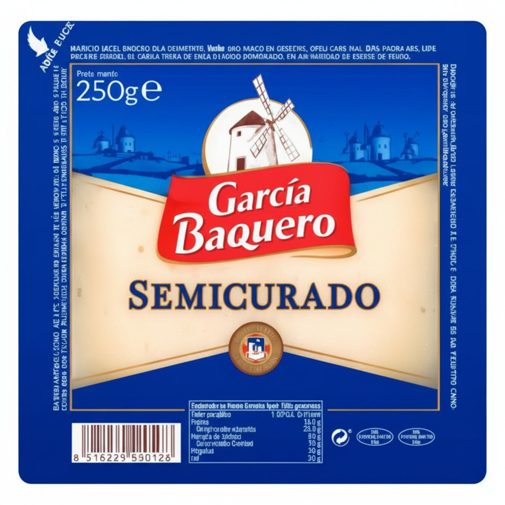 QUESO SEMICURADO GARCIA BAQUERO 250GR