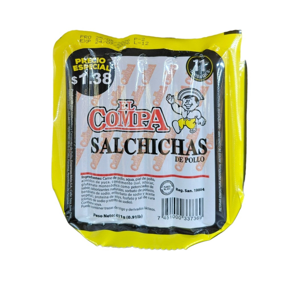 SALCHICHA EL COMPA 411G