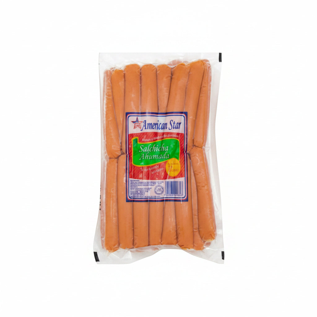 SALCHICHAS AHUMADA AMERICAN STAR 5LB