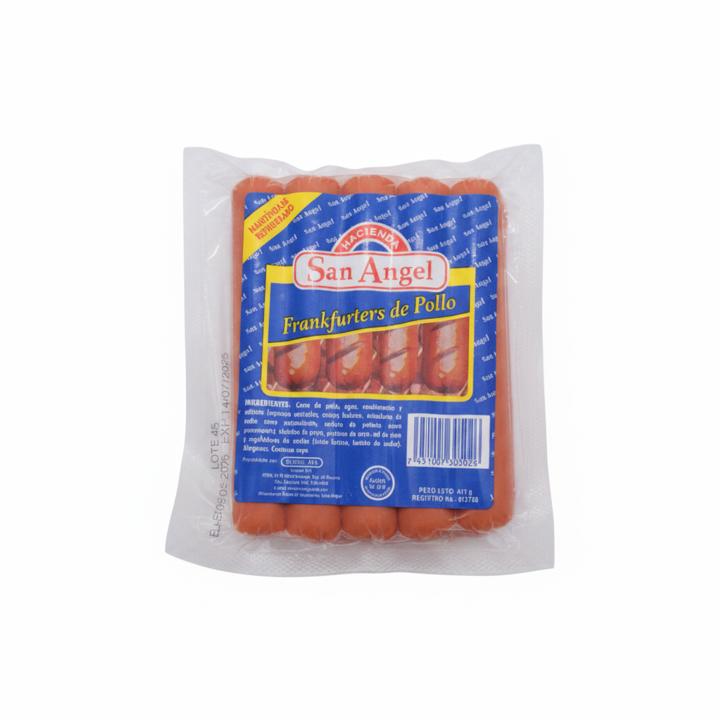 SALCHICHAS FRANK SAN ANGEL 411GR