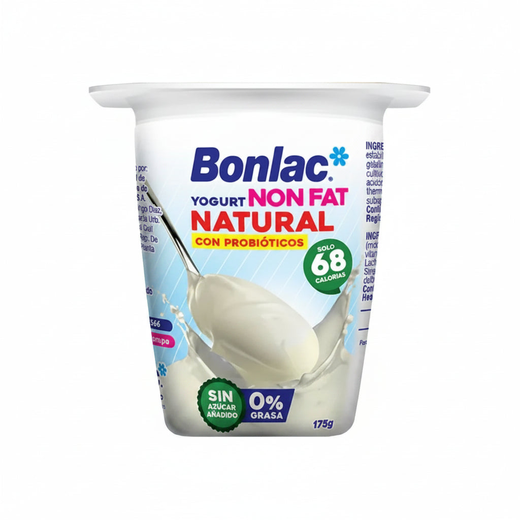YOGURT NON FAT NATURAL BONLAC 175GR