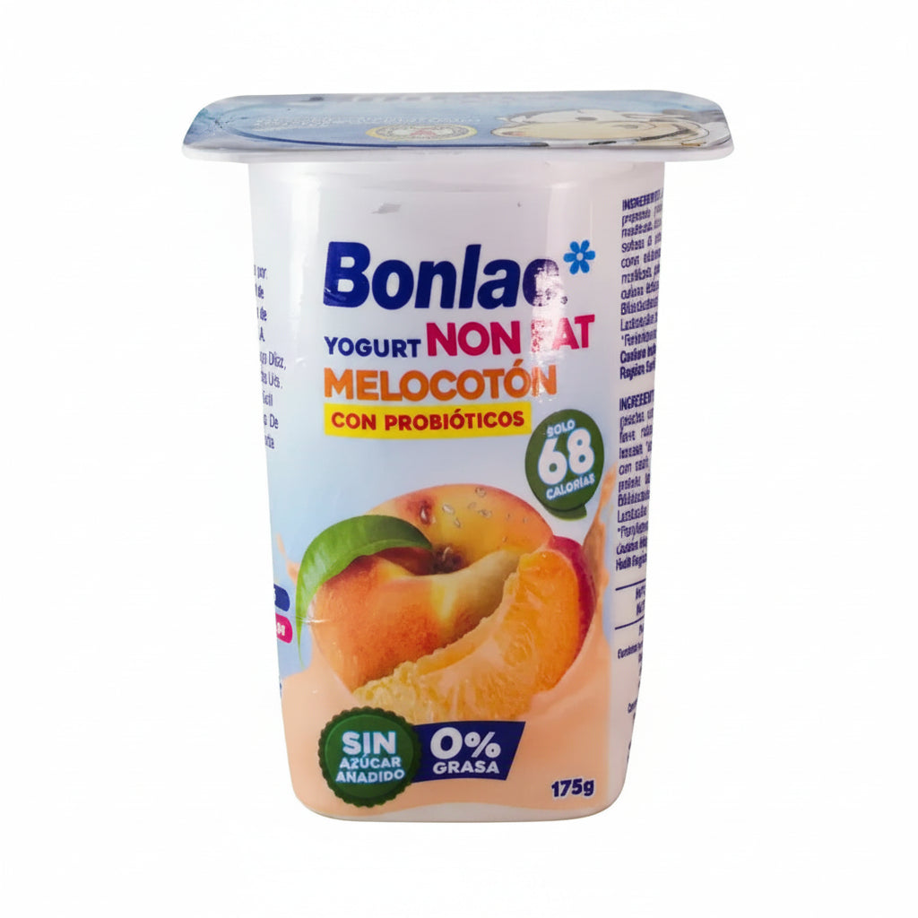YOGURT NON FAT MELOCOTÓN BONLAC 175GR