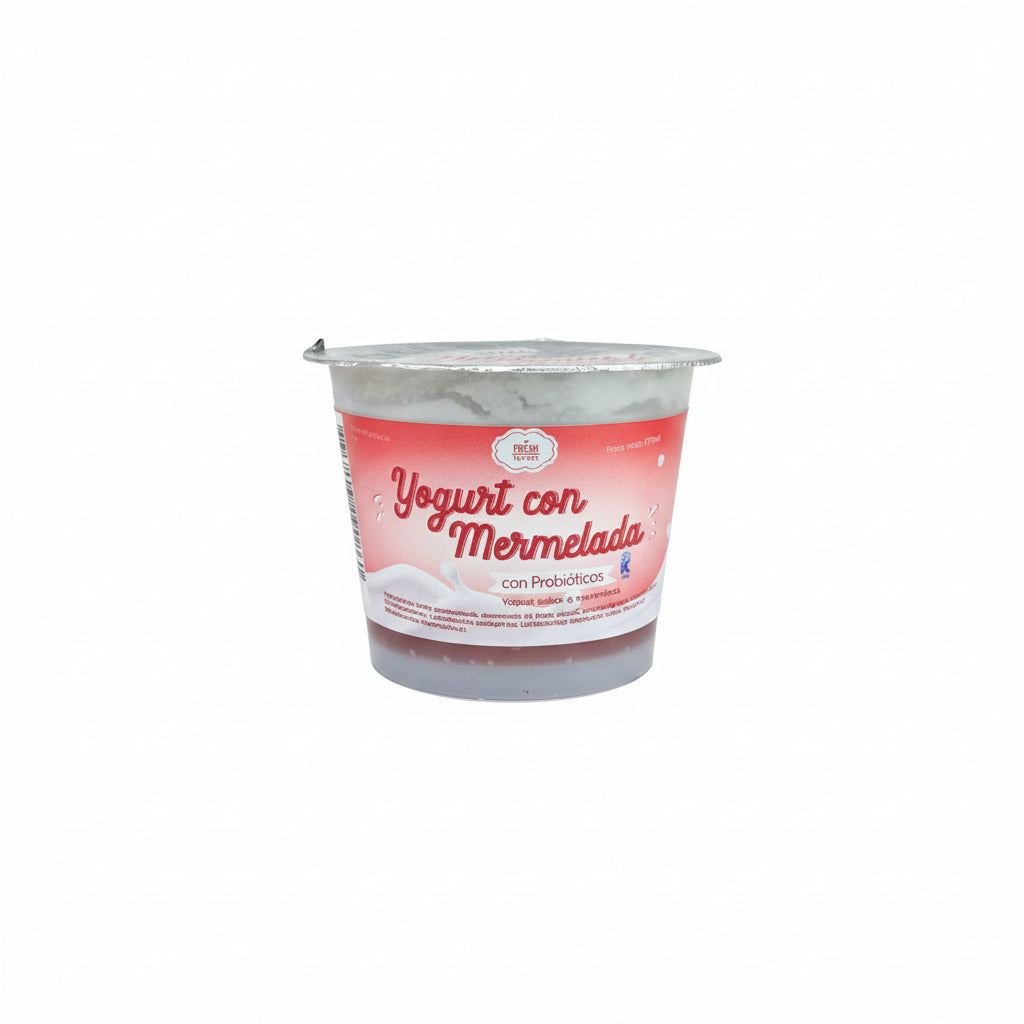 YOGURT NATURAL CON MERMELADA FRESH LOVERS 177ML