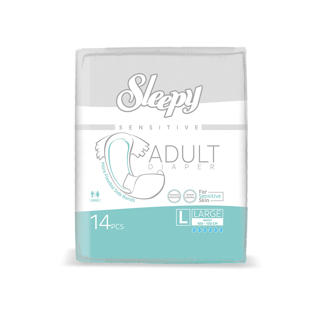 PAÑAL PARA ADULTO SENSTIVE L SLEEPY 14U