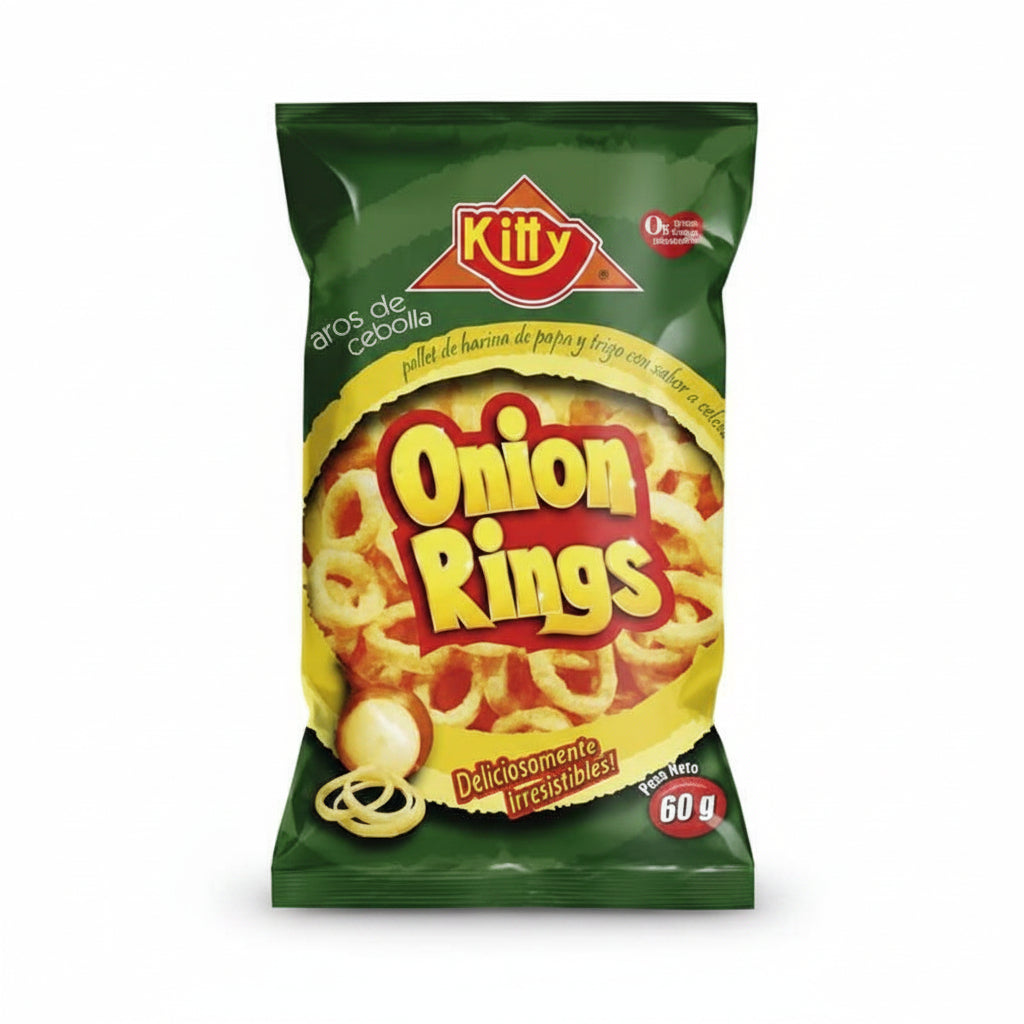 SNACK CHICHARRON Y ARO DE CEBOLLA KITTY