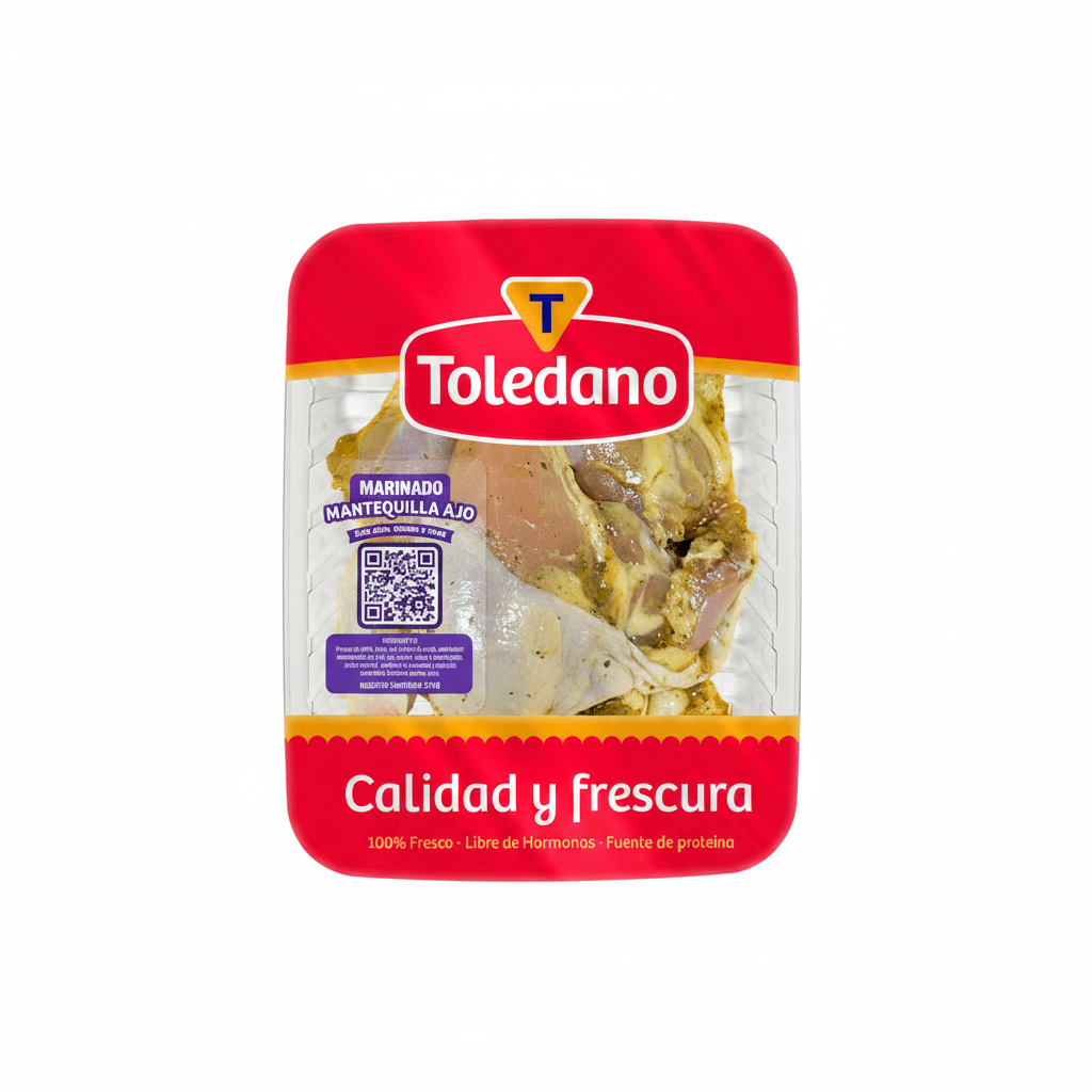 POLLO PICADO MARINADO AJO/MANTEQUILLA TOLEDANO KG