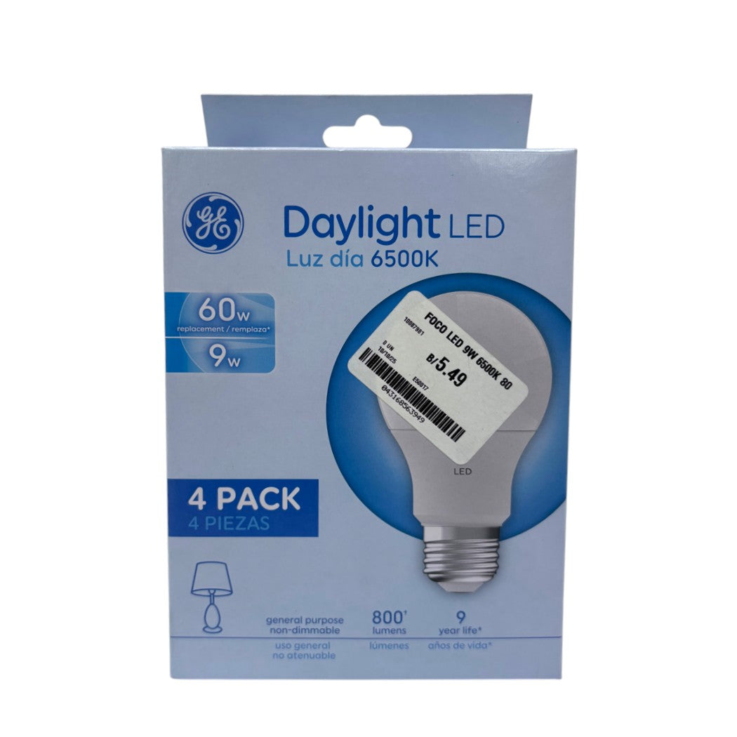BOMBILLO LED 9W 4 PACK