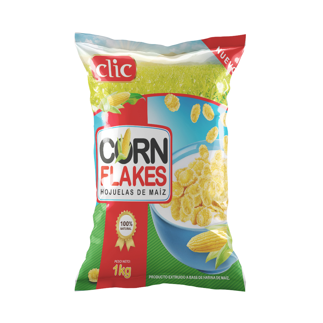 CEREAL CORN FLAKES NATURAL CLIC 1KG