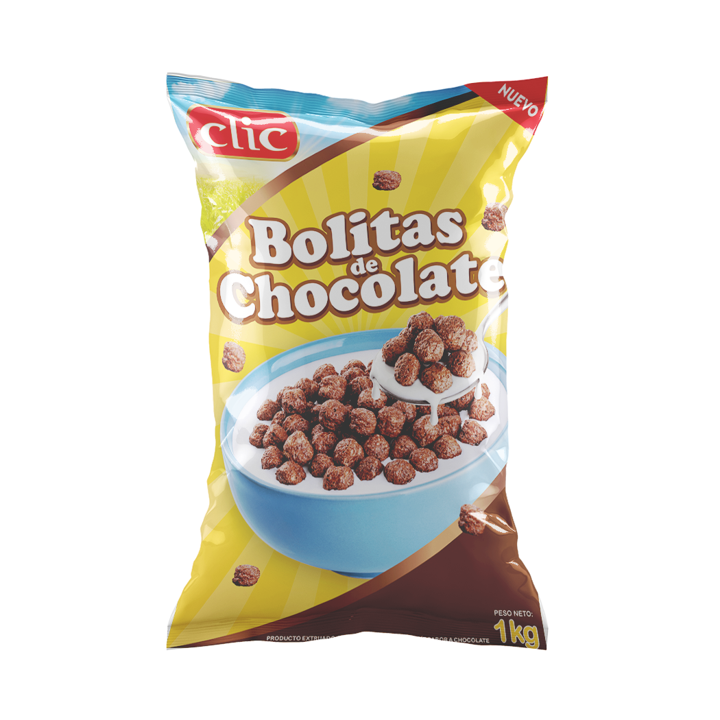 CEREAL BOLITAS DE CHOCOLATE CLIC 1KG