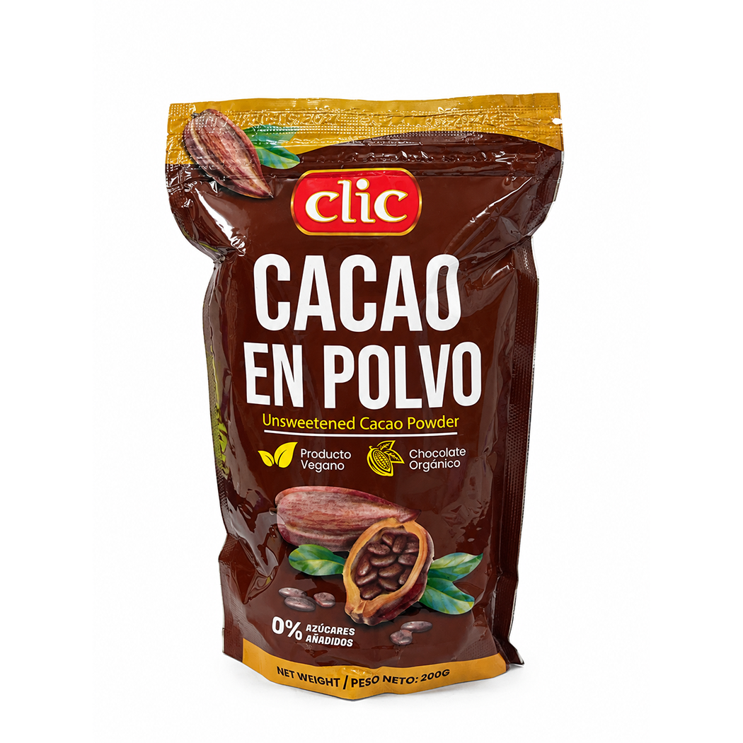 CACAO EN POLVO CLIC 200GR