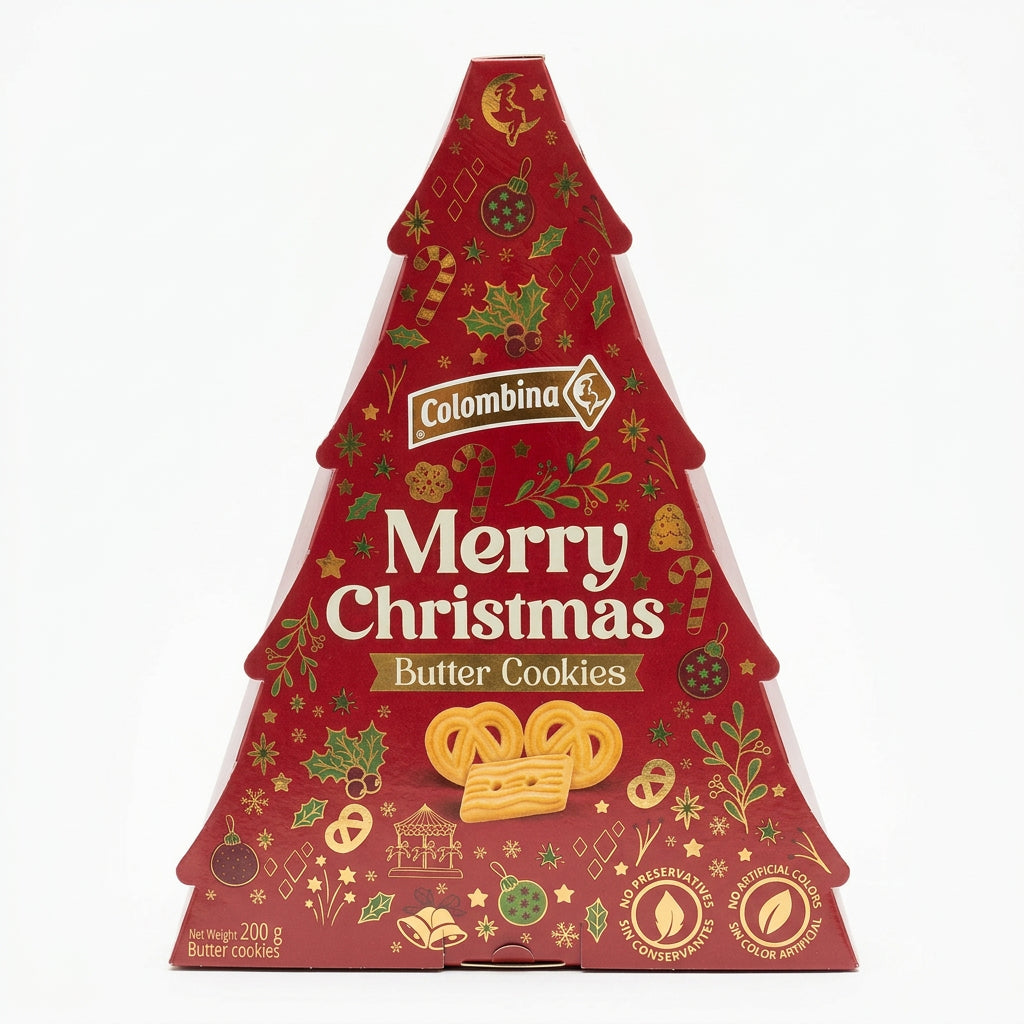 GALLETA NAVIDAD ARBOLITO COLOMBINA 200GR