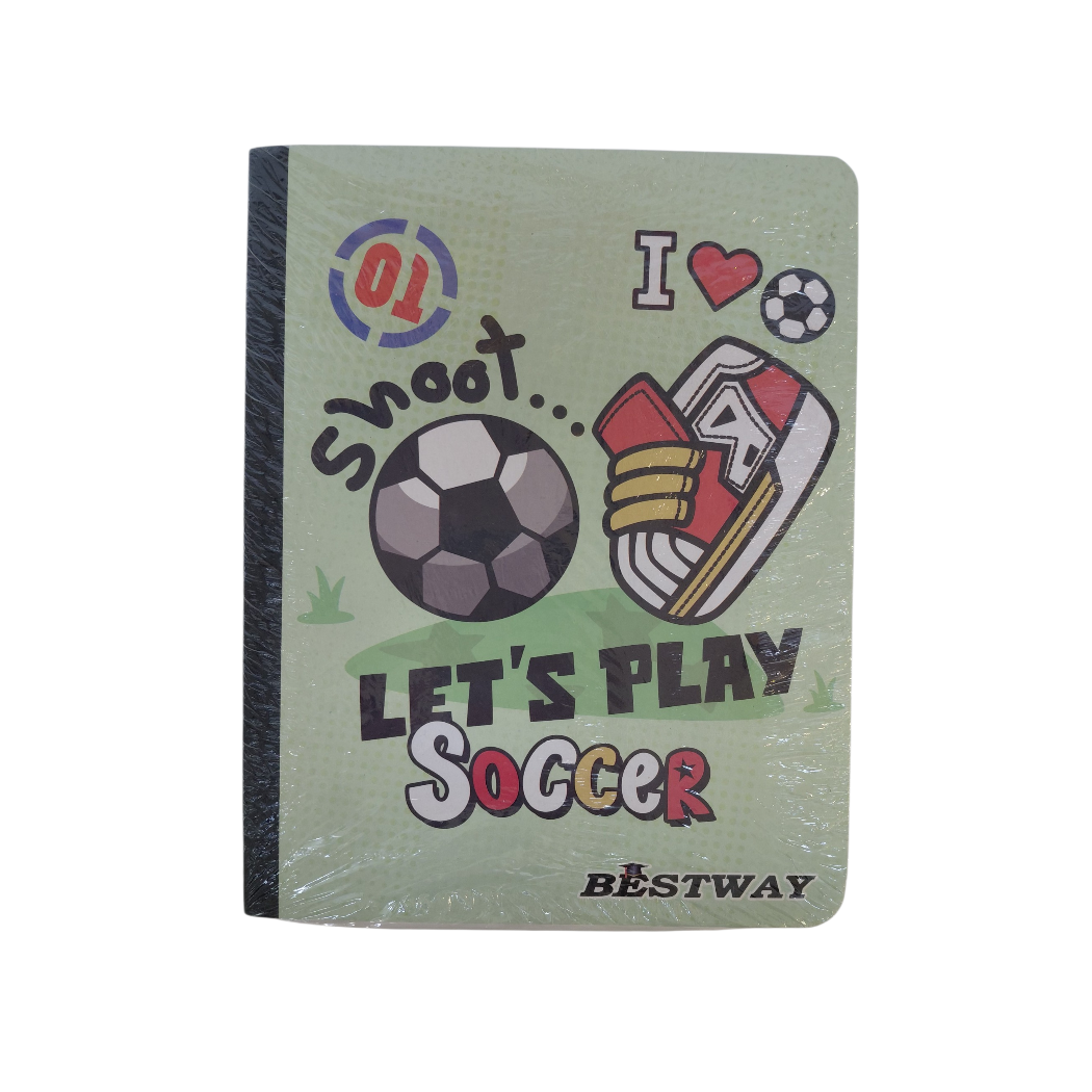 SET DE 3 CUADERNOS PARA NIÑO RAYA ANCHA