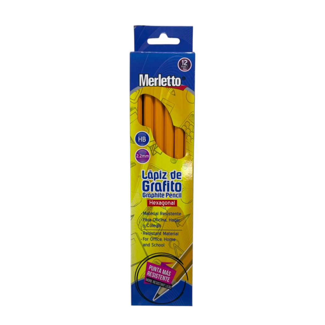 SET DE 12 LAPICES DE GRAFITO HB