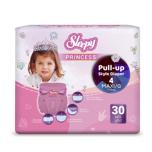PAÑALES JUMBO PRINCESS MAXI 30U
