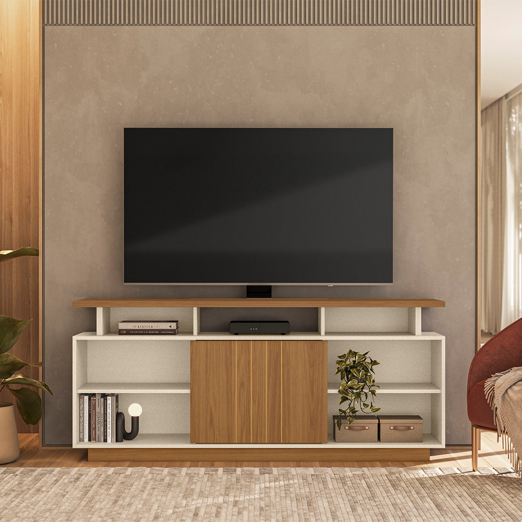 MUEBLE DE TV 8 COMPARTIMIENTOS ABIERTOS