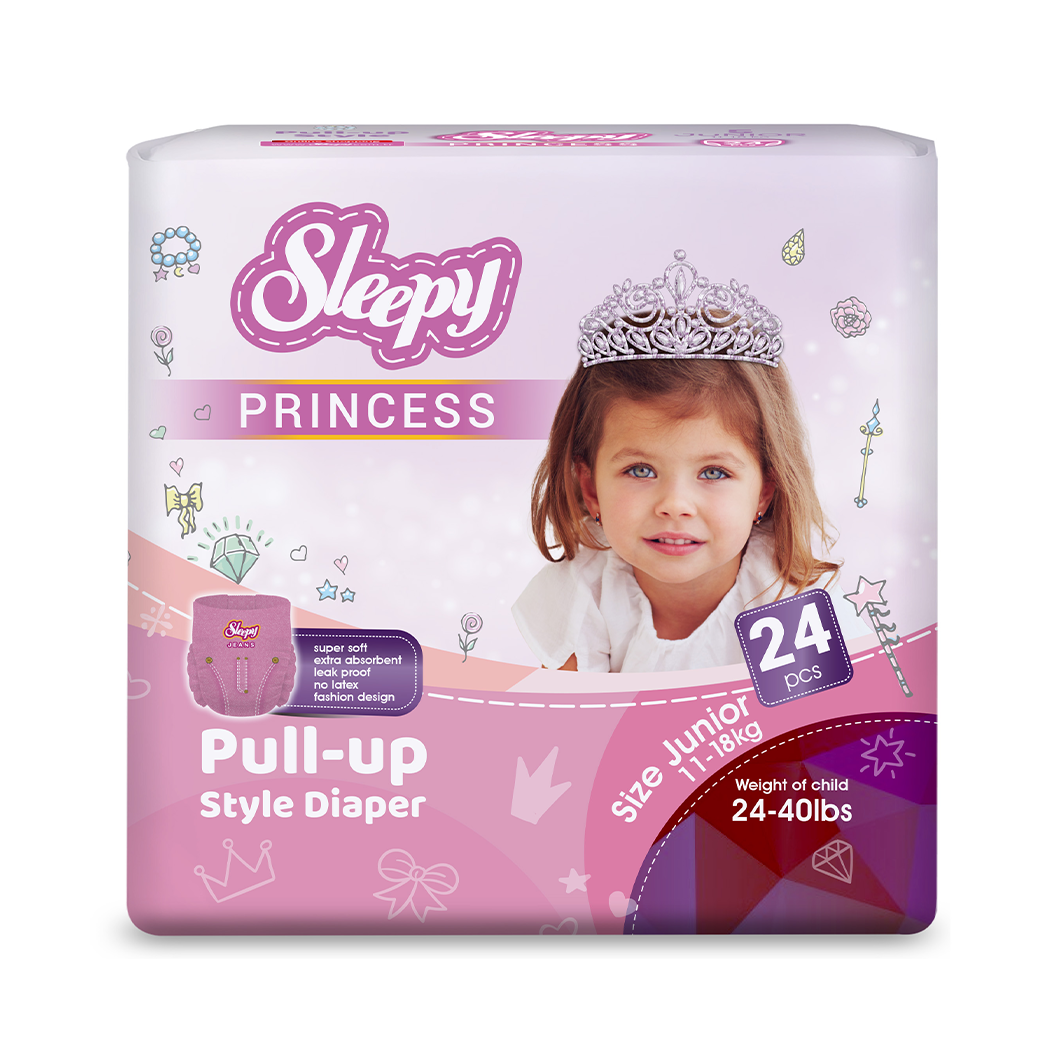 PAÑALES PANT JUNIOR PRINCESS 24U