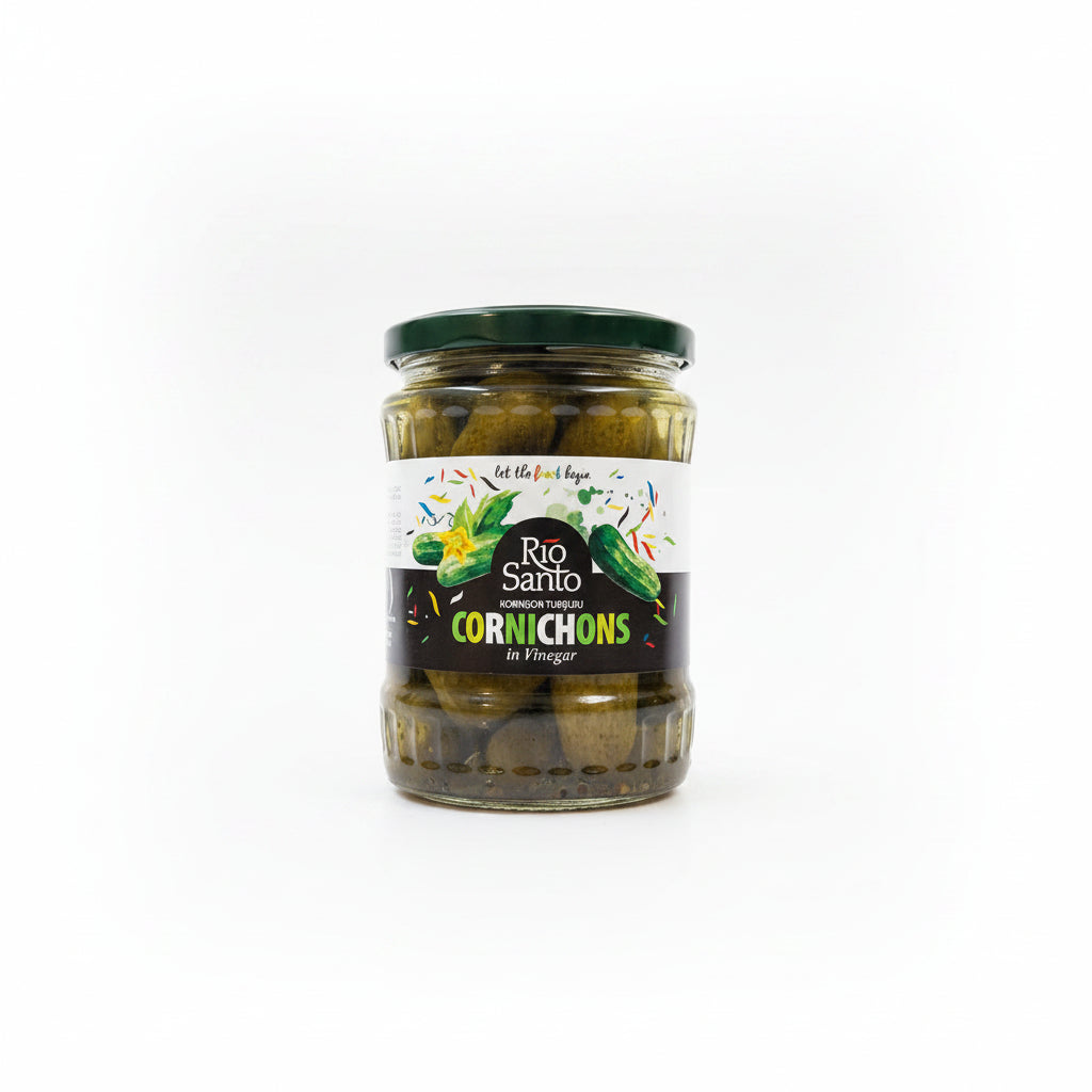 PEPINILLOS EN VINAGRE RIO SANTO 525GR