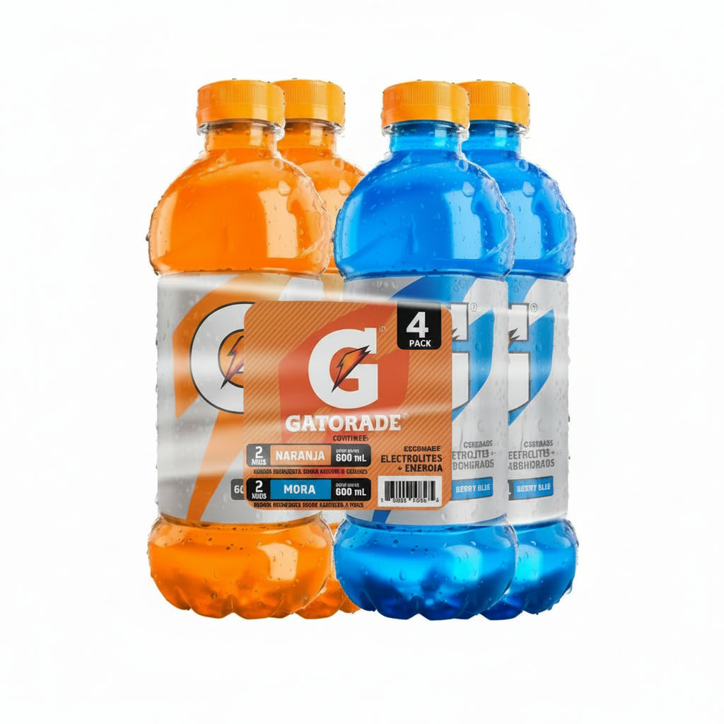 4PACK GATORADE HIDRATANTE SURTIDO