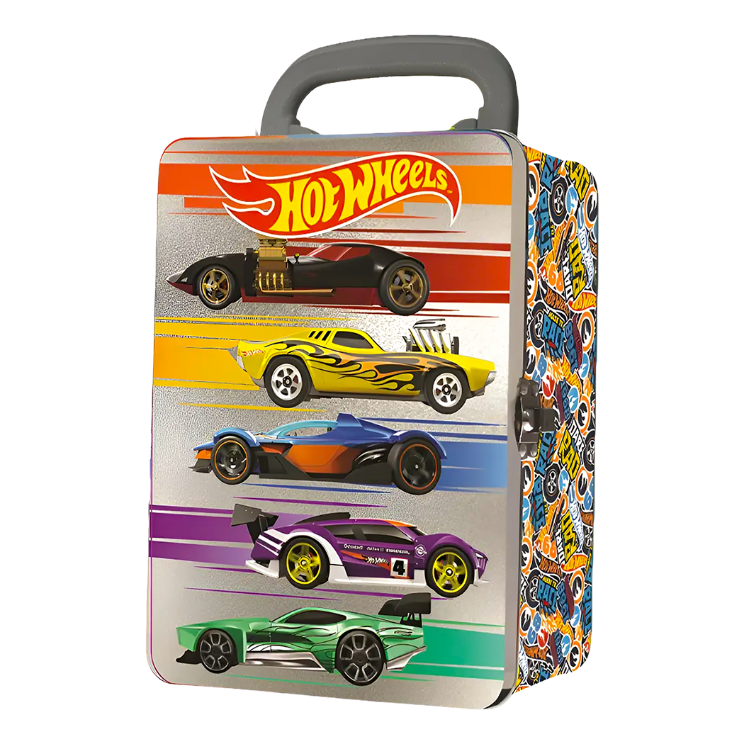 PORTACOCHES GRIS HOT WHEELS CON ASA