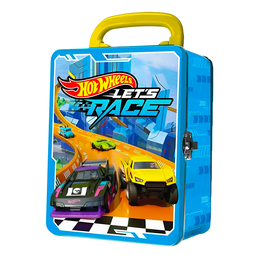 PORTACOCHES AZUL HOT WHEELS CON ASA MATTEL