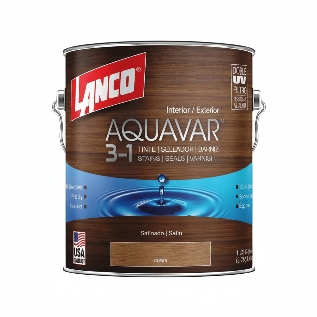 BARNIZ MARRON OSCURO AQUAVAR 1/4G