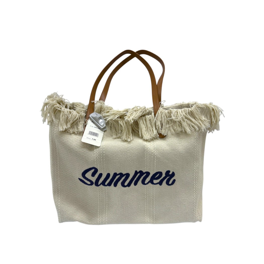 BOLSO CREMA DE PLAYA