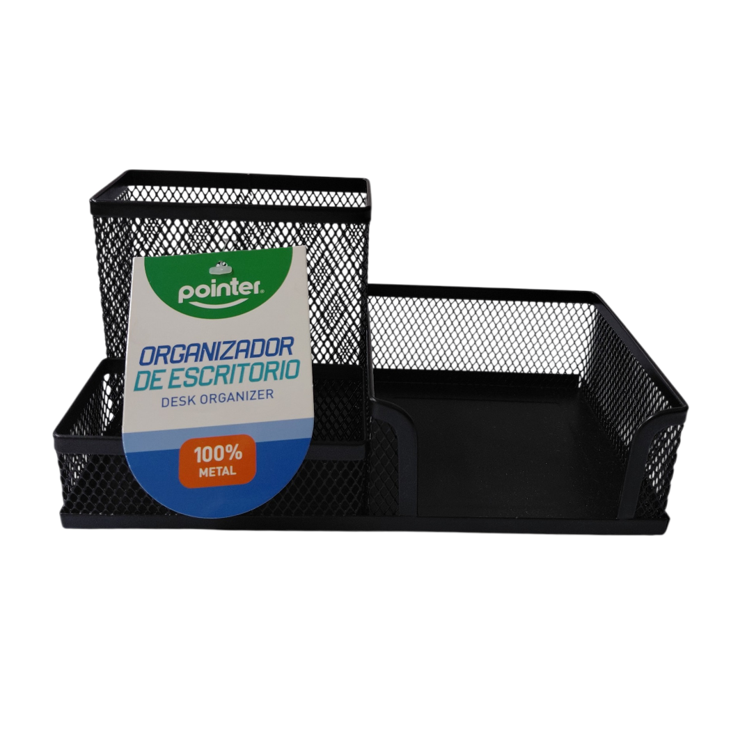 ORGANIZADOR DE METAL PARA ESCRITORIO SENCILLO