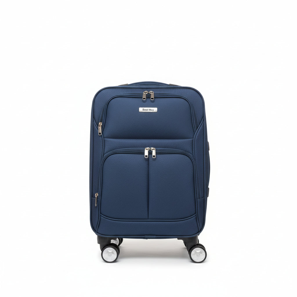 MALETA CHICA AZUL PARA VIAJE BESTWAY