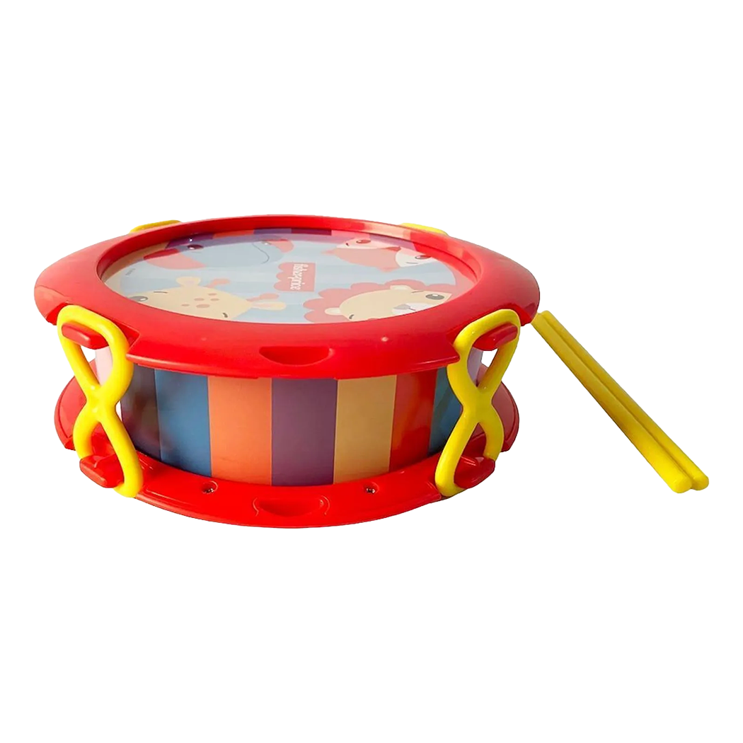 MI PRIMER TAMBOR CON BAQUETAS FISHER PRICE