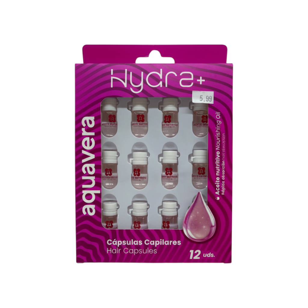 CAPSULAS CAPILARES HYDRA+ AQUAVERA 12U