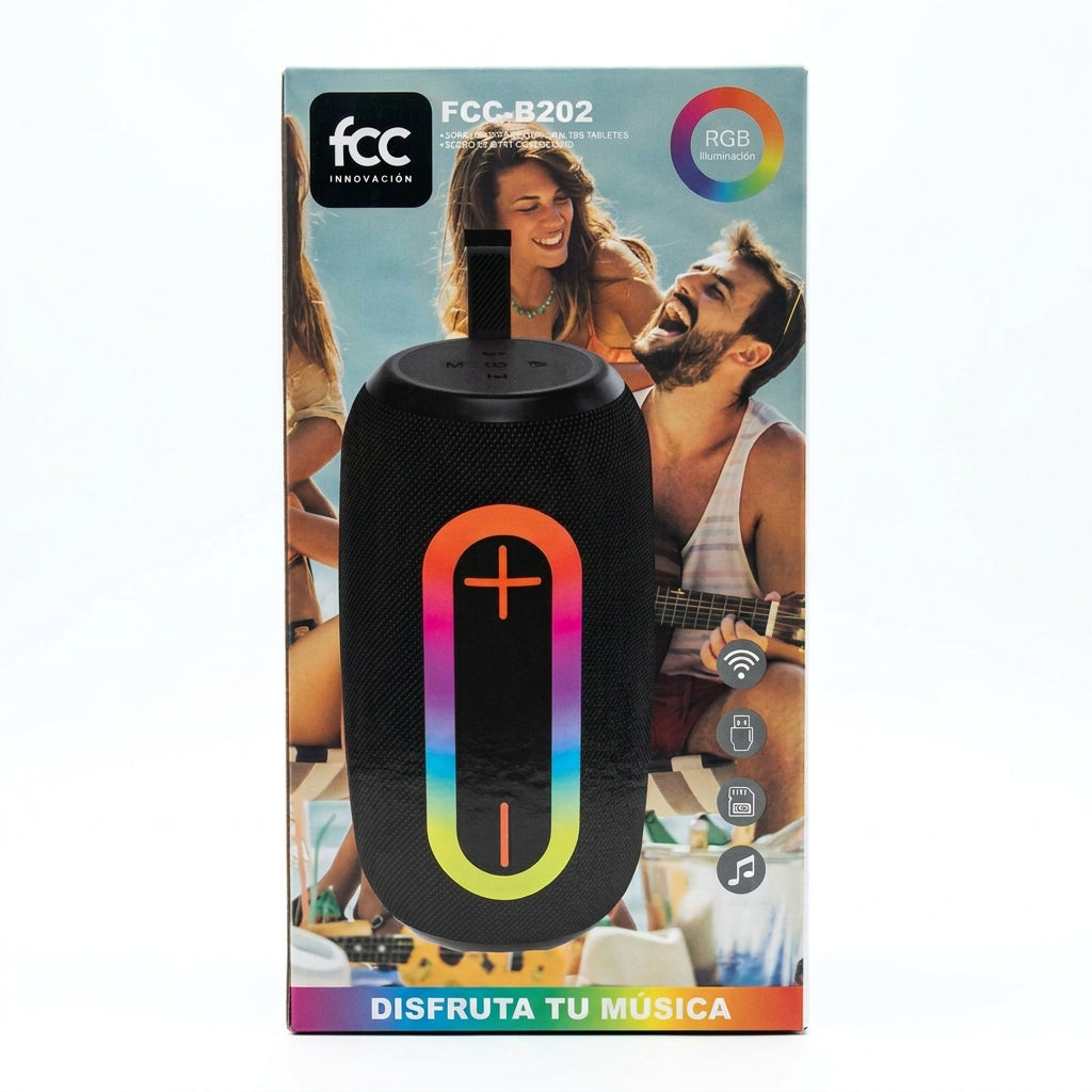 BOCINA PORTÁTIL BLUETOOTH FCC