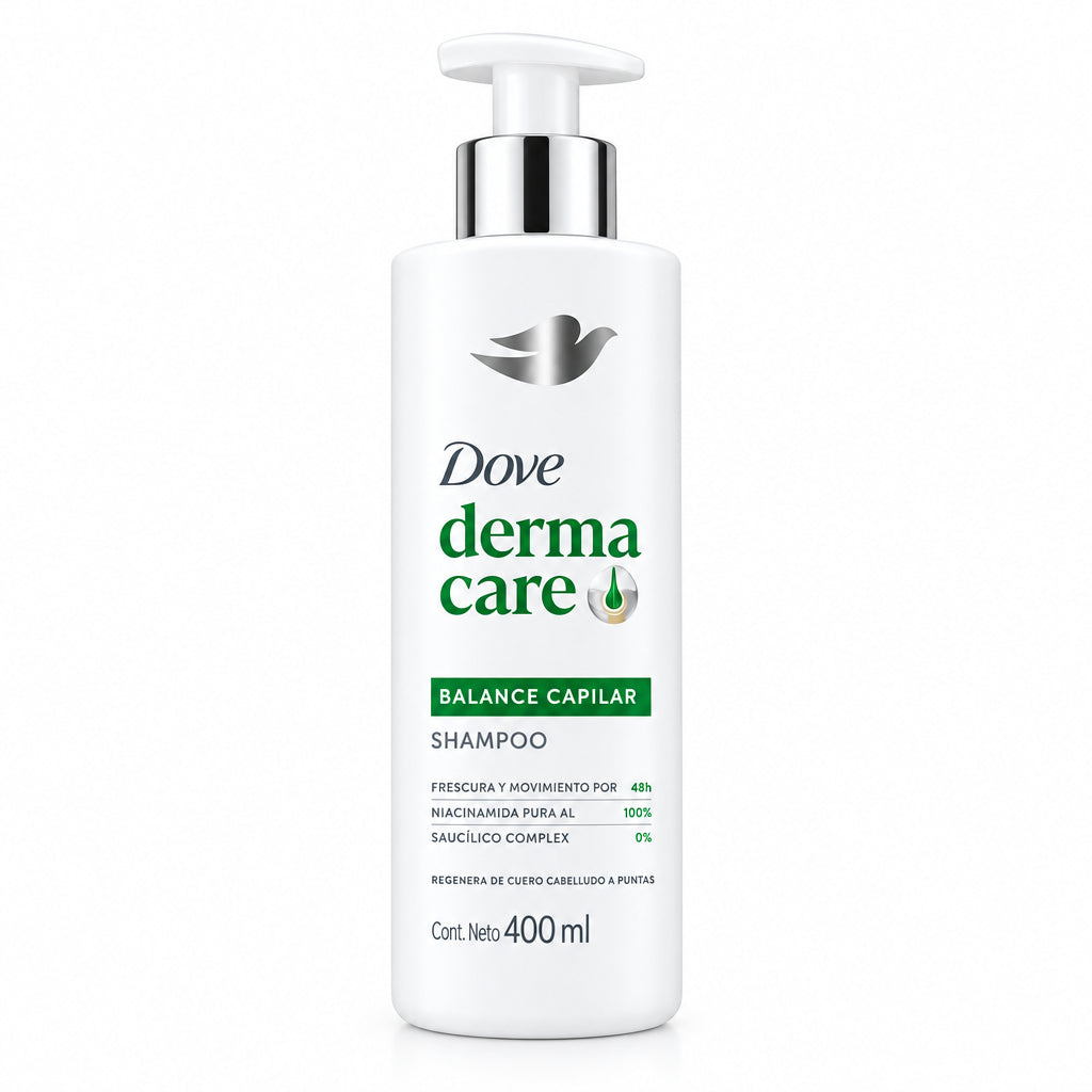 SHAMPOO BALANCE CAPILAR DERMACARE DOVE 400ML
